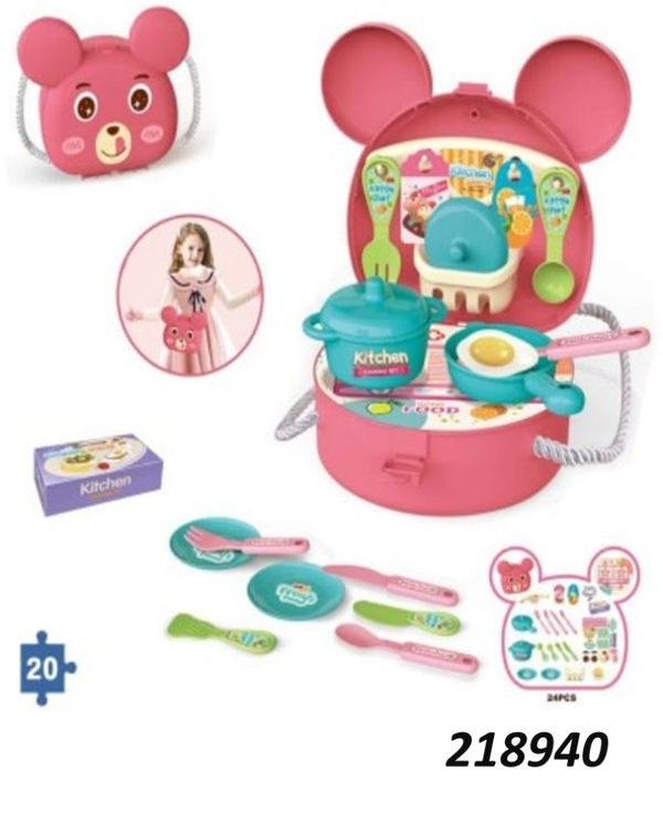 MOCHILA OSITO 24pz COCINITA