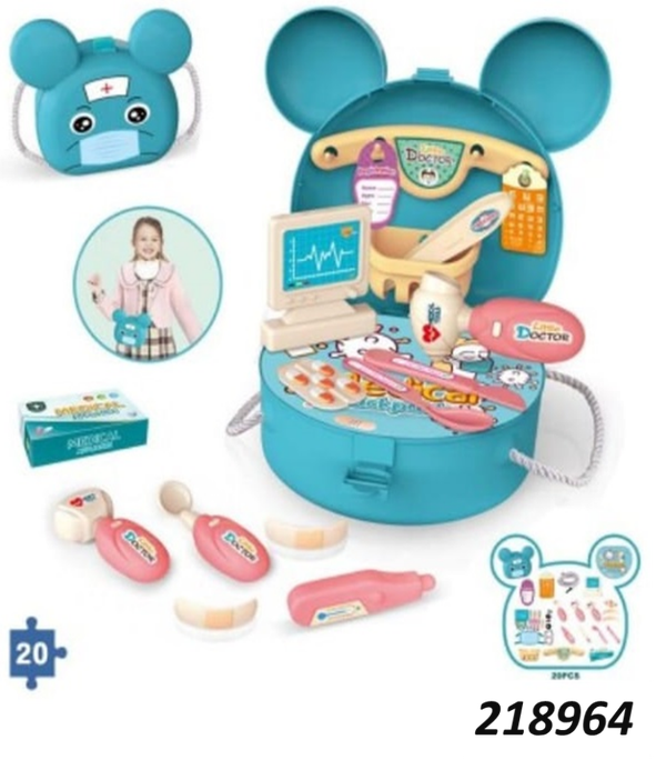 MOCHILA OSITO 20pz DOCTOR