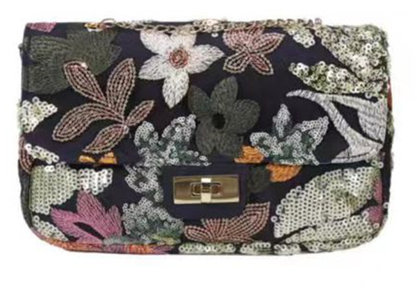 BOLSO CARTERA LENTEJUELAS ASA