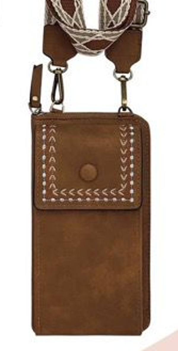 BOLSO PORTA MOVIL SOLAPA CINTA 11x19cm