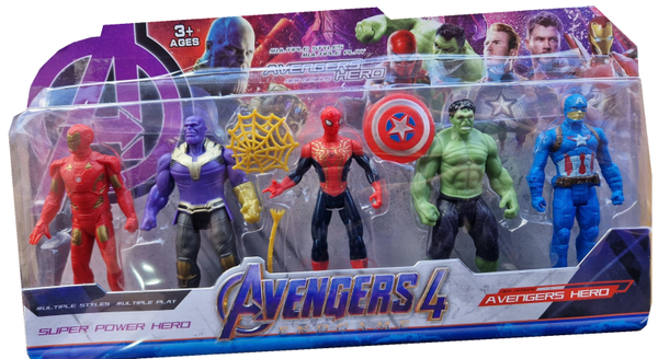 FIGURAS AVENGERS 5pz BLISTER