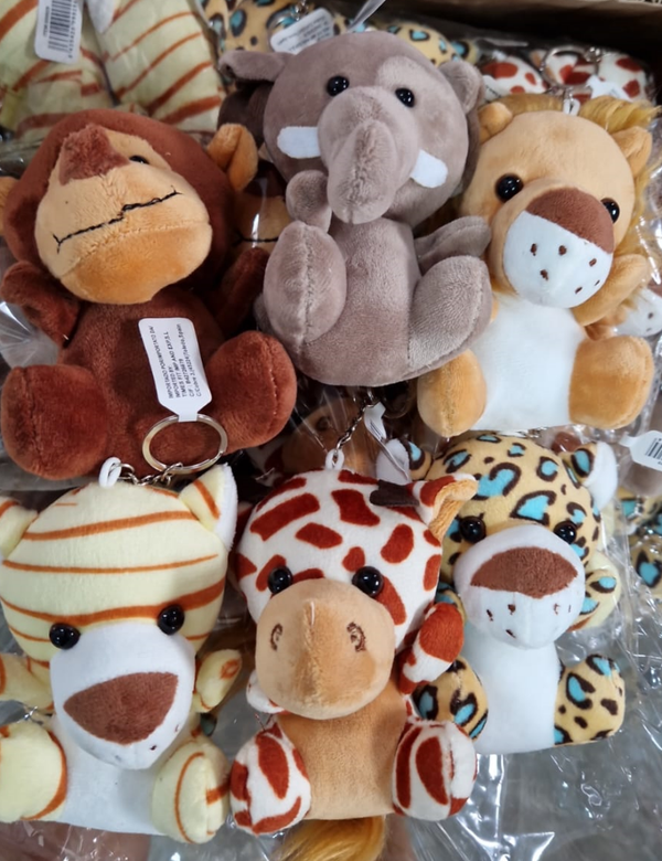 LLAVERO PELUCHE ANIMALES