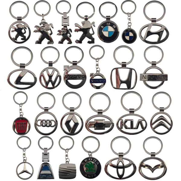 LLAVERO METAL MARCAS COCHE