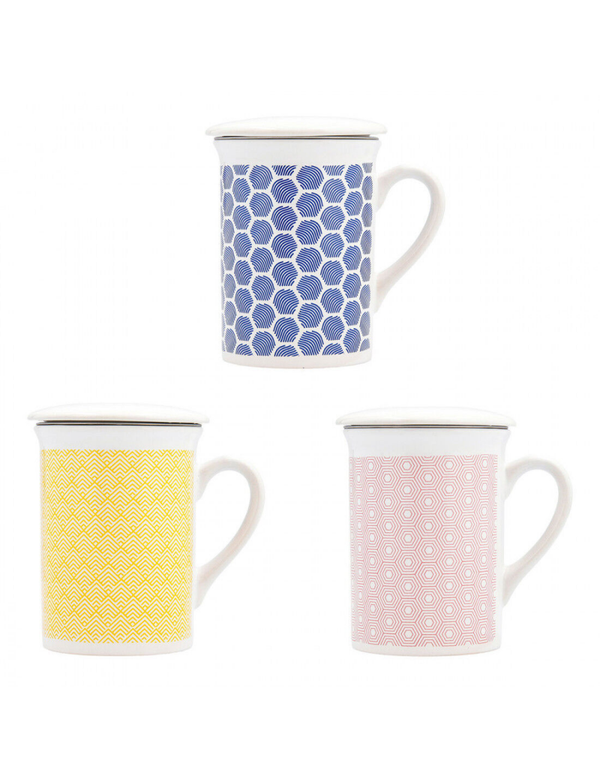 TAZA CERAMICA INFUSION QUID 3SURTIDAS