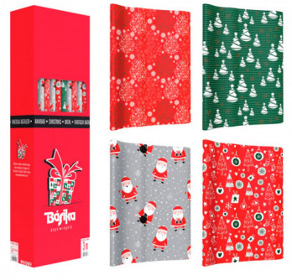 PAPEL REGALO NAVIDAD ROLLO 1x3m (40)