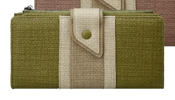 CARTERA SRA. ALARGADA FRANJA 19x10cm