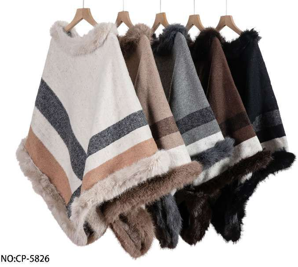 CAPA INVIERNO ESTAMPADA CON PELO