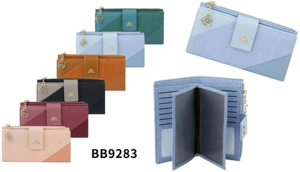 CARTERA SRA. ALARGADA PESPUNTE 19x10cm