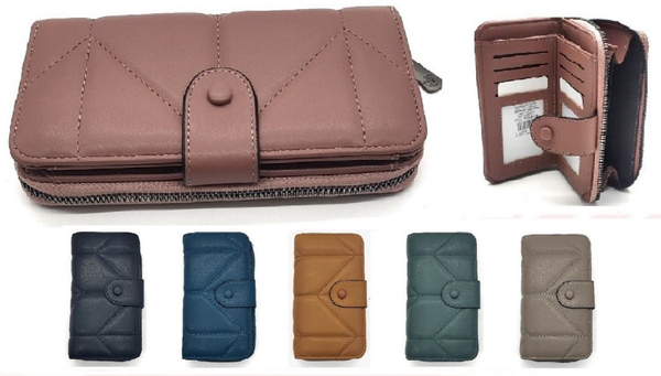 CARTERA SRA. ALARGADA PESPUNTE 20x10cm