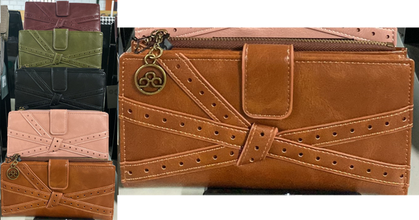 CARTERA SRA. ALARGADA CINTA 19x10cm