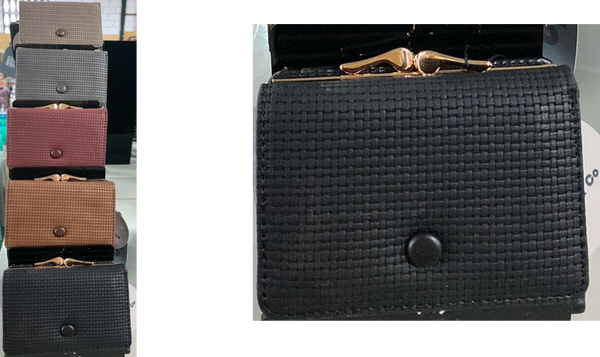 CARTERA SRA. CUADRADA JASPEADA 12x10cm