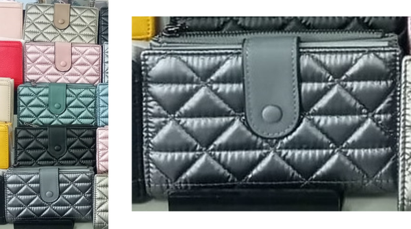 CARTERA SRA. ALARGADA ACOLCHADA 16x10cm