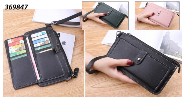 CARTERA SRA. LARGA CIERRE BOTON 20x11cm