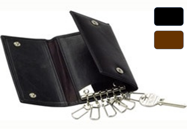 CARTERA LLAVERO BROCHE