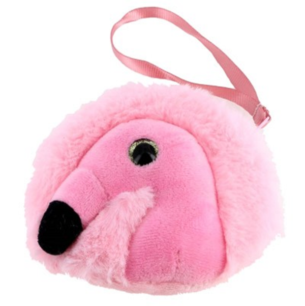 MONEDERO PELUCHE FLAMINGO 13cm