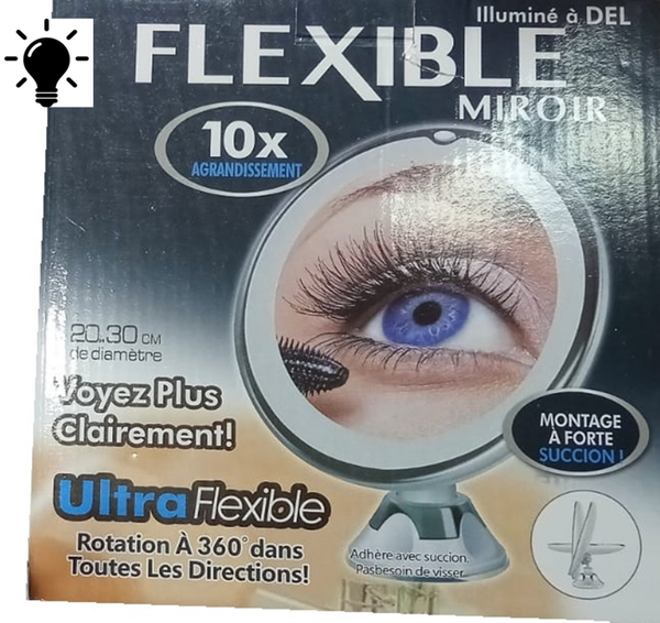 ESPEJO TOCADOR LED AUMENTO FLEXIBLE