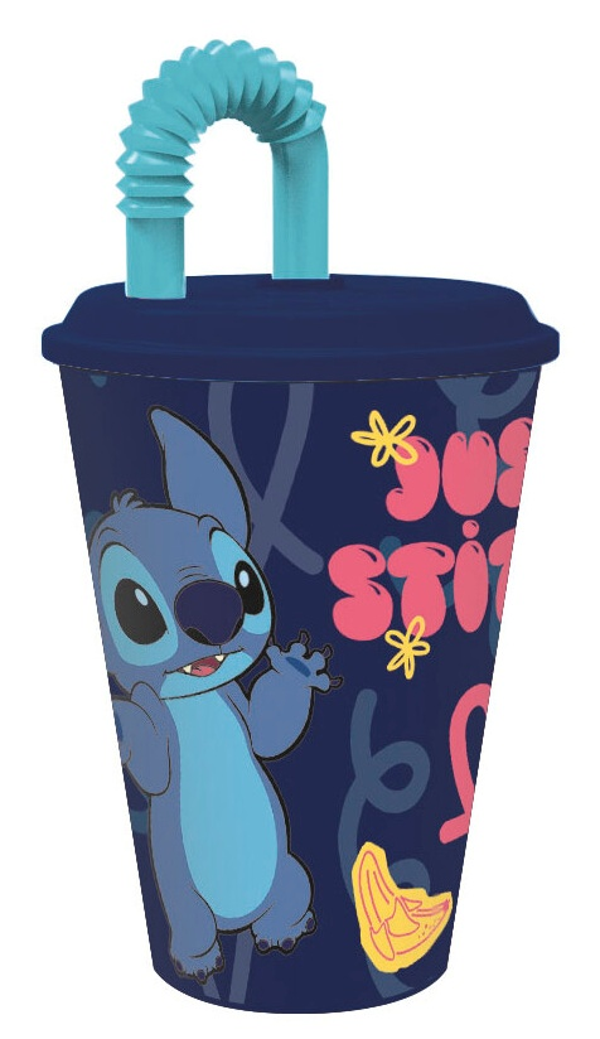 VASO PAJITA MELAMINA LILO & STITCH