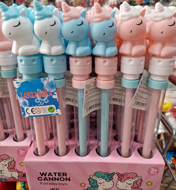PISTOLA LANZA AGUA CAÑON UNICORNIOS (24)
