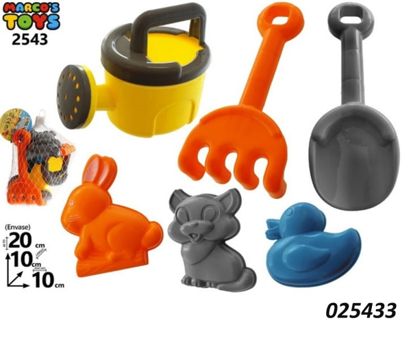 REGADERA PLAYA+ACCESORIOS RED