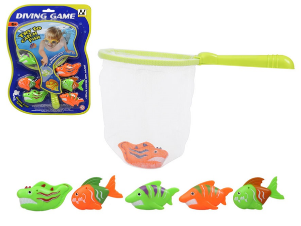 JUEGO BUCEO 6pz PESCA RED