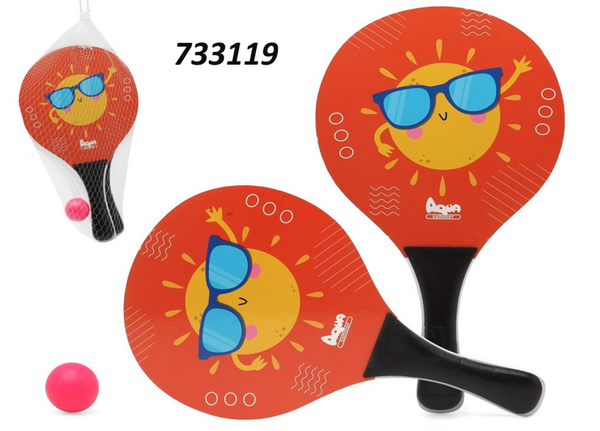 PALAS PLAYA 2ud SOL + BOLA RED