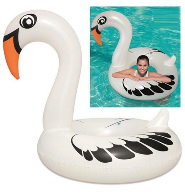 FLOTADOR GIGANTE CISNE BLANCO