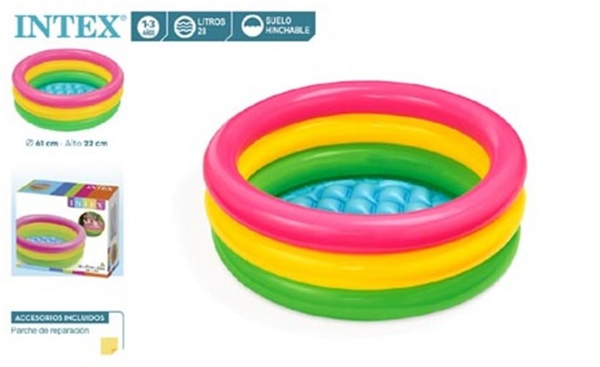 PISCINA INF. 3TUBOS SUELO ACOLCHADO 61x22cm