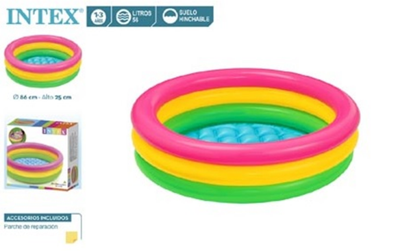 PISCINA INF. 3TUBOS SUELO ACOLCHADO 86x25cm