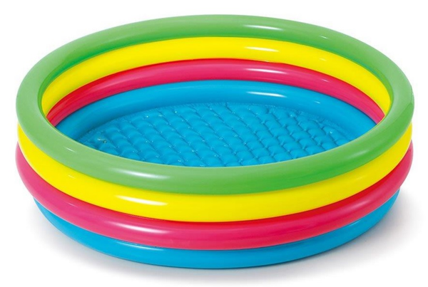 PISCINA HINCHABLE FONDO ACOLCHADO 147x40cm