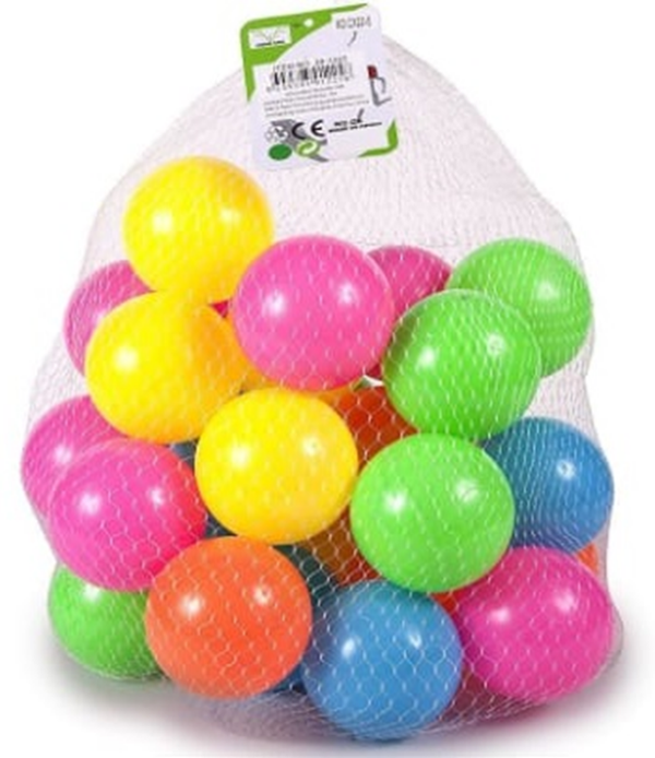 PISCIBOLAS COLORES 28ud 9cm RED