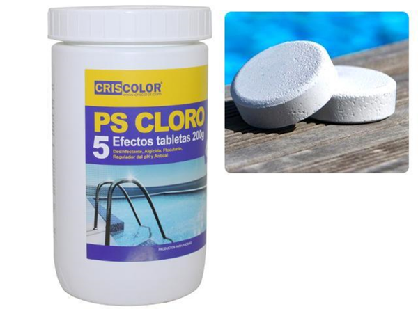 CLORO CRISCOLOR PASTILLAS 5ACCIONES
