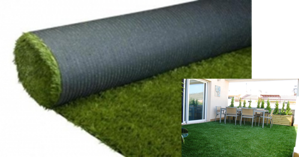 CESPED ARTIFICIAL ROLLO 1x25m