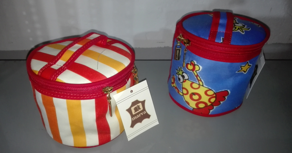 BOLSA NEVERA CILINDRO DECORADA