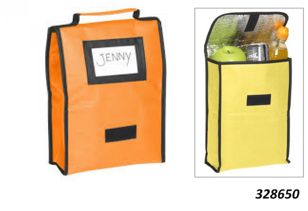 BOLSA NEVERA NARANJA VELCRO