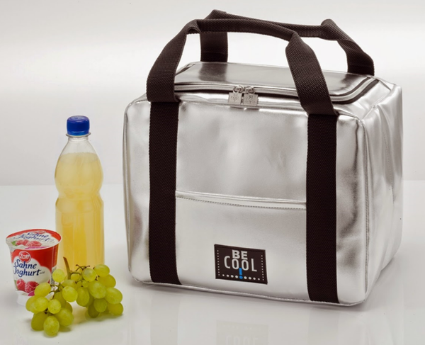 BOLSA NEVERA PLATEADA 37x37x27cm