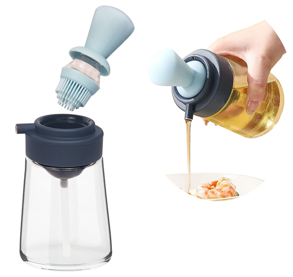ACEITERA CRISTAL CON BROCHA 350ml