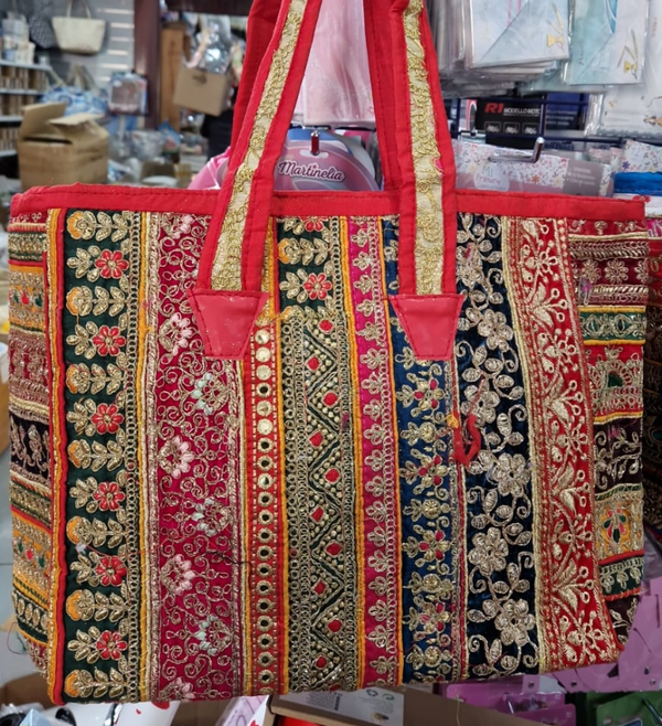 BOLSO CAPAZO ETNICO 52x36cm