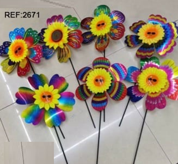 MOLINILLO VIENTO FLOR COLORES 46cm (12)