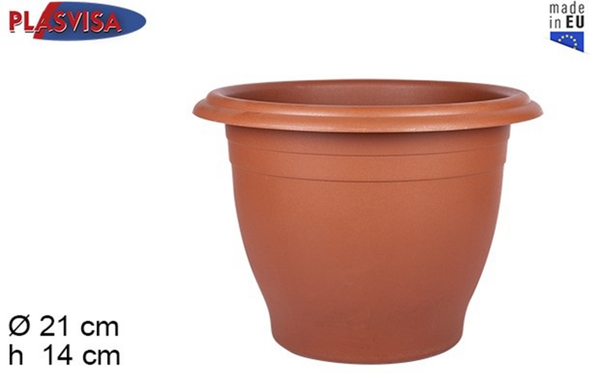 MACETA PLASTICO TERRACOTA CAMPANA 20cm (12)