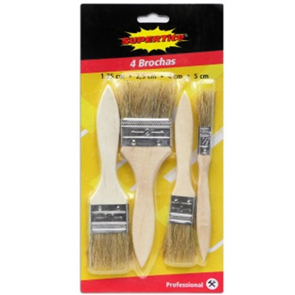 BROCHA PALETINA BLISTER 4ud SUPERTITE