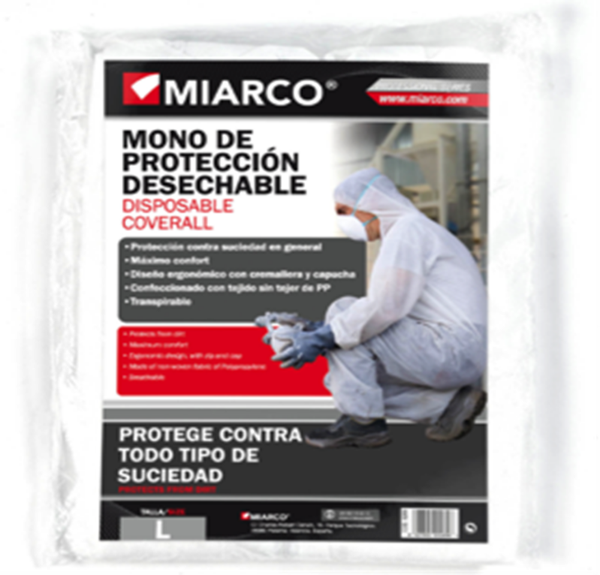 MONO DE TRABAJO DESECHABLE