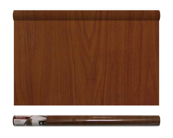 PLASTICO ADHESIVO COLOR MADERA NOGAL