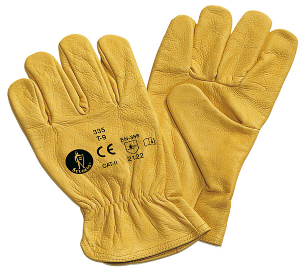 GUANTES DE TRABAJO CRO. PIEL VACUNO (12)