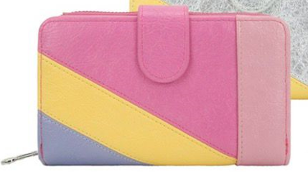 CARTERA SRA. ALARGADA COLORES 16x10cm