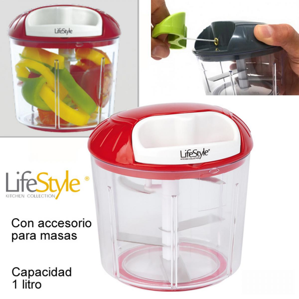 PICADORA MANUAL LIFESTYLE 1litro