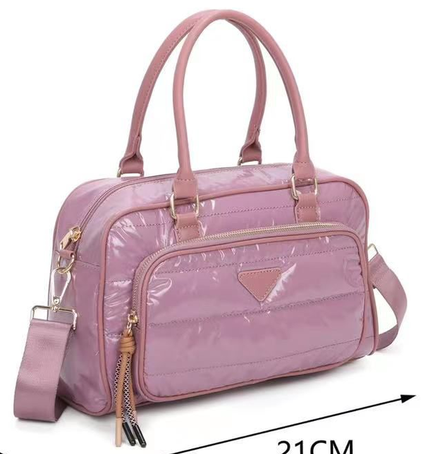 -BOLSO MALETA ACOLCHADO BRILLO