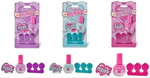LACA UÑAS SET 3pz MARTINELIA