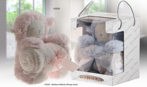 ANIMAL PELUCHE+MANTA CAJA