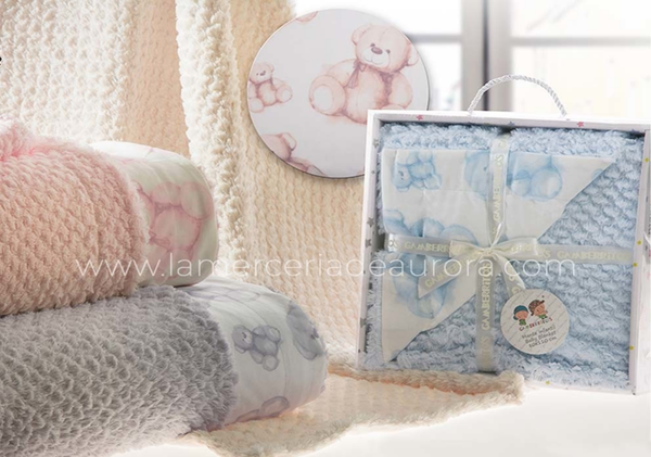 MANTA CUNA BORREGUITO CAJA 3SURTIDAS