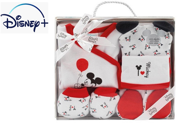 SET REGALO BEBÉ MICKEY CAJA